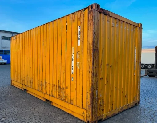 Contenedor de envío usado de 20 pies de alto cubo con paleta ancha (PW) - Imagen 6