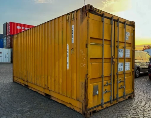 Contenedor de envío usado de 20 pies de alto cubo con paleta ancha (PW) - Imagen 7