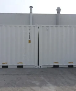 Contenedor de almacenamiento de metal apilable