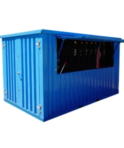 Contenedor Barra Desmontable 4×2 metros XL Azul RAL 5015