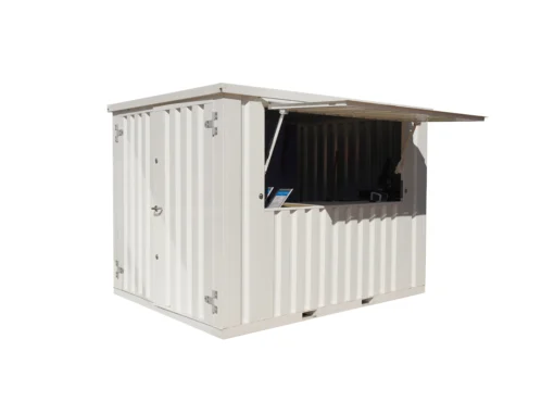 Contenedor Barra Desmontable XL 3×2 metros Blanco RAL 9016