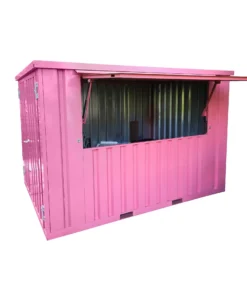 Contenedor Barra Desmontable XL 3×2 m Rosa RAL 3015