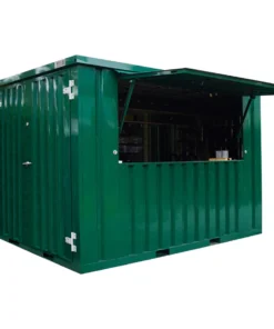 Contenedor Barra Desmontable XL 3×2 m Verde RAL 6016